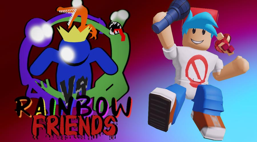 Vs. Rainbow Friends / Friends to your End Song / Roblox Rainbow Friends  Chapter 1 / FNFxGacha PART 2