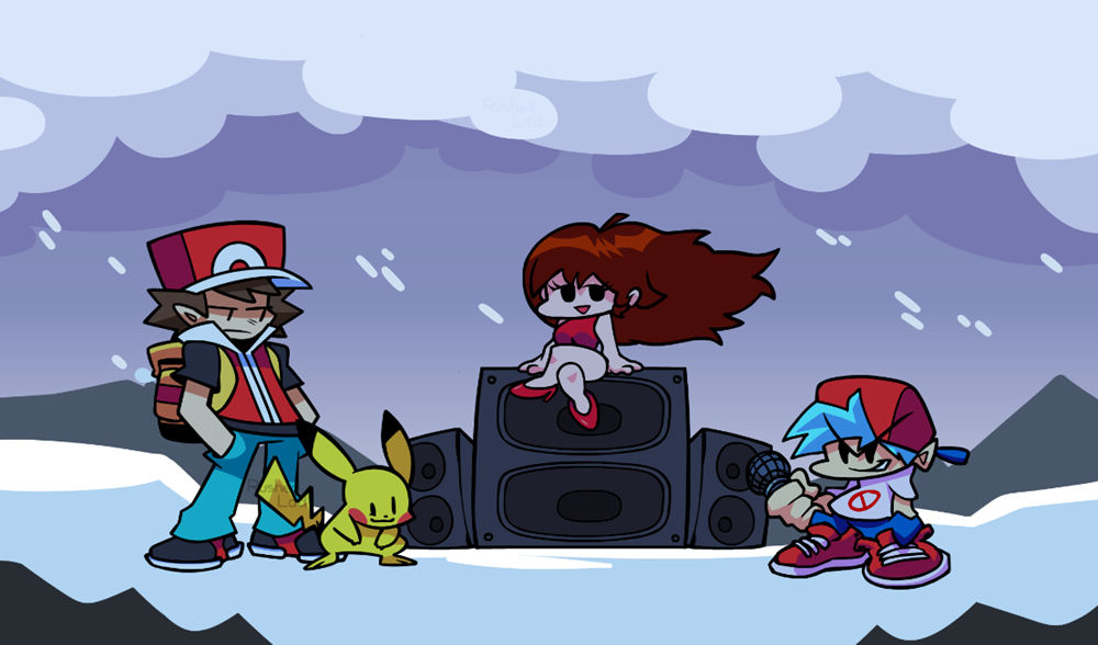 FNF Vs. Red: The Pokemon Trainer - Play Online on Snokido