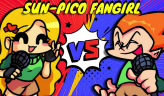 FNF vs Sun – Pico Fangirl FNF vs Sun – Pico Fangirl