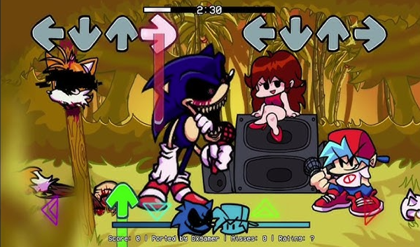 Drawing SONIC.EXE 2.0 FULL WEEK Friday Night Funkin (FNF MOD)